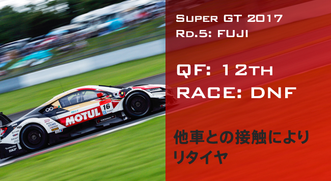 QF: 12th RACE: DNF ԂƂ̐ڐGɂ胊^C